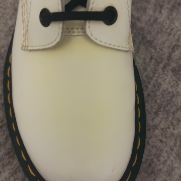 Dr. Martens White Leather Boots - Picture 4 of 8